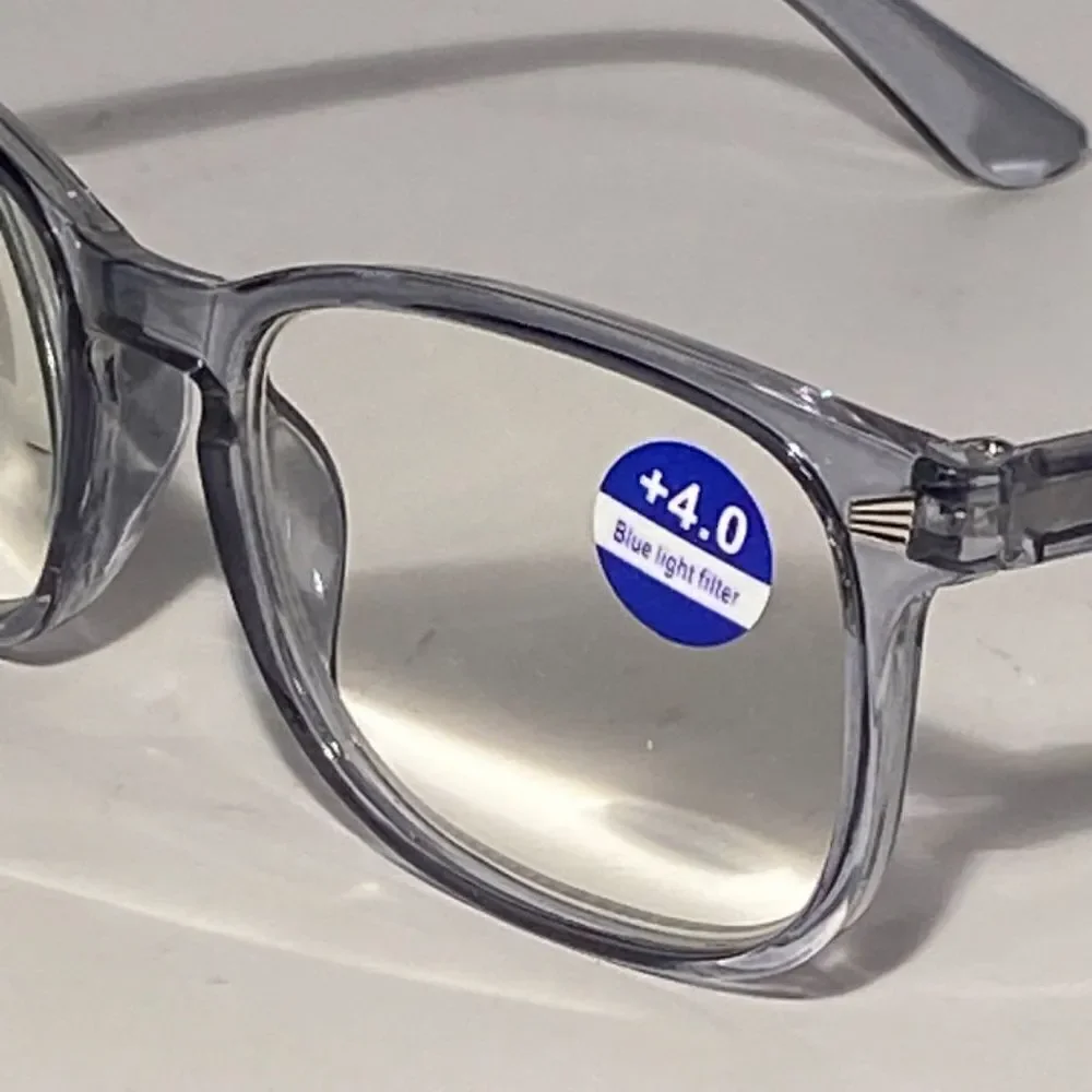 1132 Colette 4.0 Clear Grey Reading Glasses Soft Butterfly Style Readers NWT